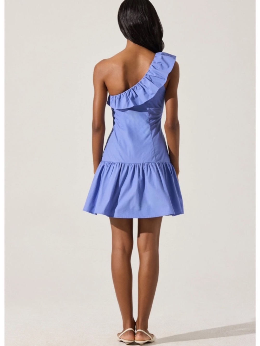 ASTR‎ the Label One Shoulder Ruffle Mini Dress New! - Picture 5 of 13